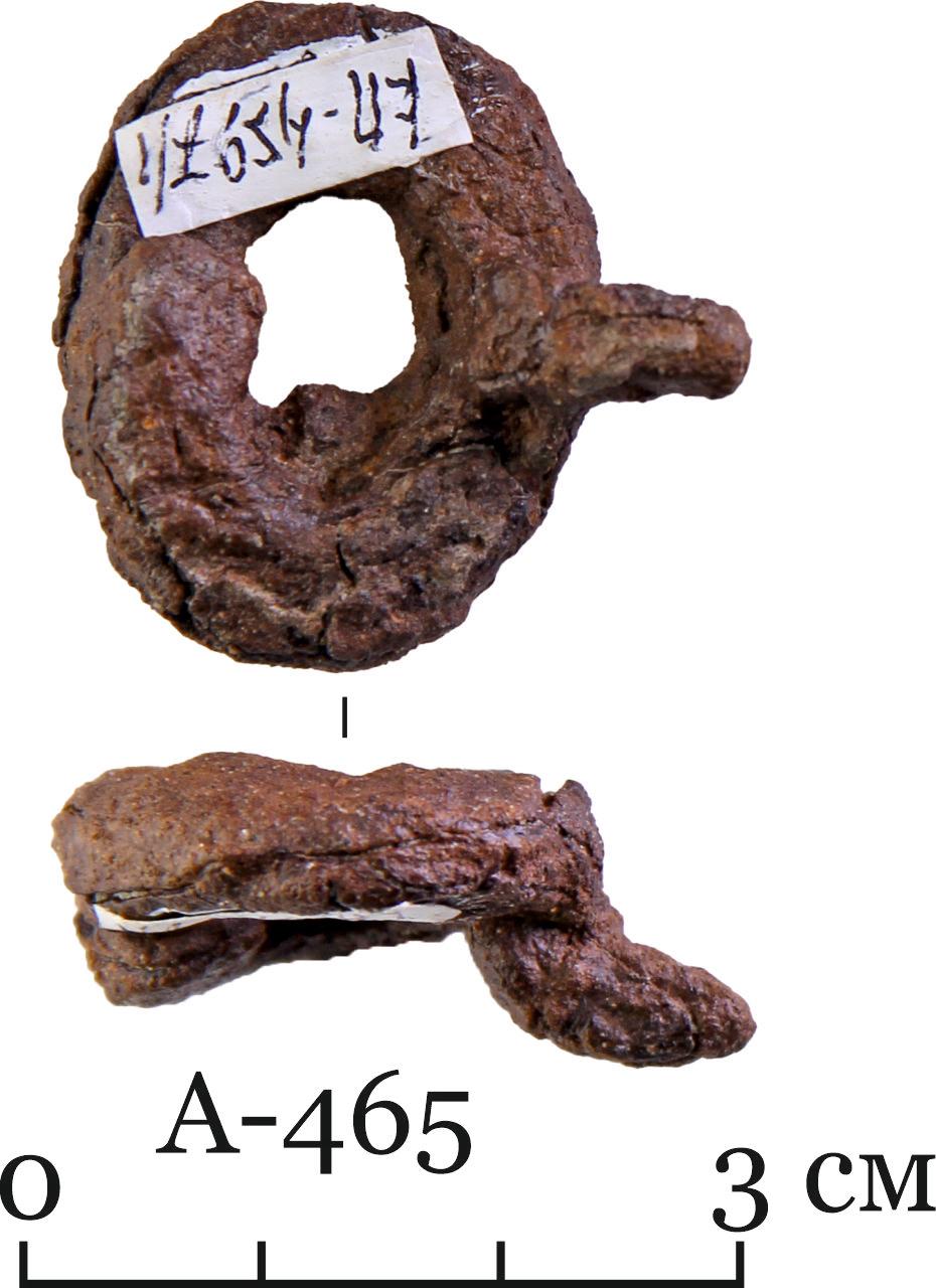 Железная круглая пряжка